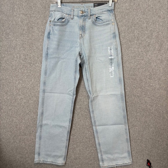 American Eagle Outfitters Denim - American Eagle‎ Women's 2 Short Blue Jeans Curvy Straight High Rise Acid Wash